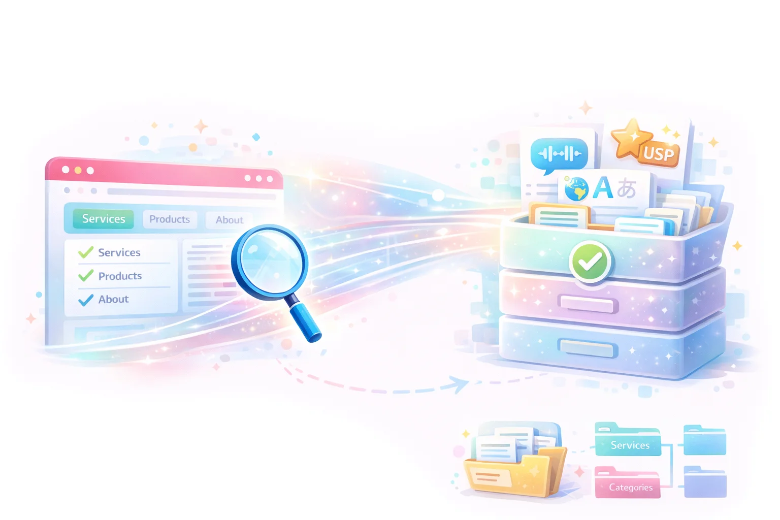Deep website analysis